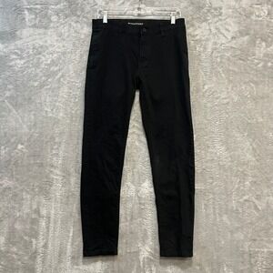 Rockport Chino Pants Mens 30x32 Black Stretch Cotton Casual Trousers